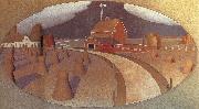 Grant Wood Farm View china oil painting reproduction